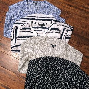 Bundle of 4 Hilary Radley cap sleeve tops - Size M